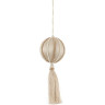 Шар с кистью HOUSE OF SEASONS, 20х7 см, белый 83956
